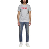 Heathered light grey Polos & T-shirt